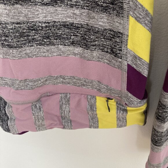 Lululemon Women's Race Your Pace Stripe Berry Yum Yum Sz 10 - Picture 4 of 7